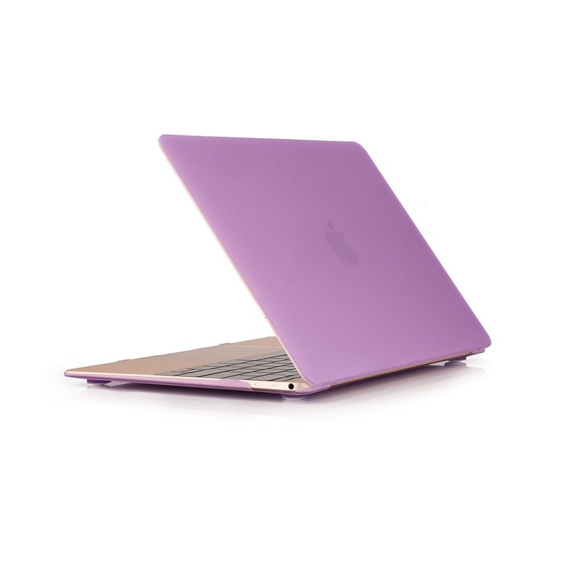 RUBAN Case Compatible with MacBook 12 Inch A1534 - Slim Snap On Hard Shell Protective Cover, Purple - Image 1